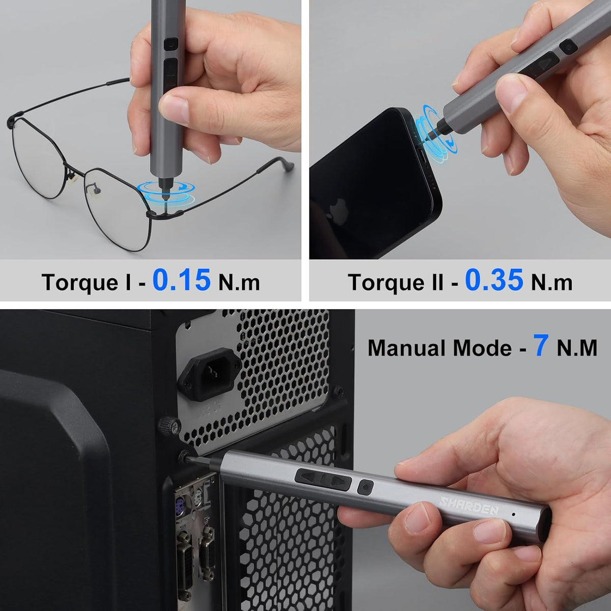 29 in 1 Mini Electric Screwdriver,Small Electric Screw Driver(Blue)