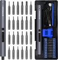29 in 1 Mini Electric Screwdriver,Small Electric Screw Driver(Blue)